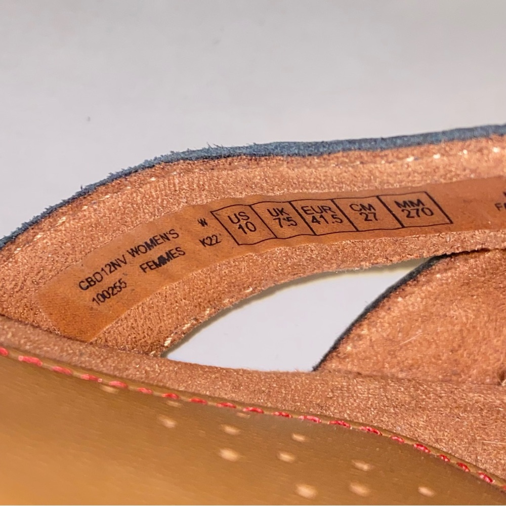 Cobb Hill Aubrey Gray Leather Cushioned Comfort Slingback Pumps - Picture 15 of 16